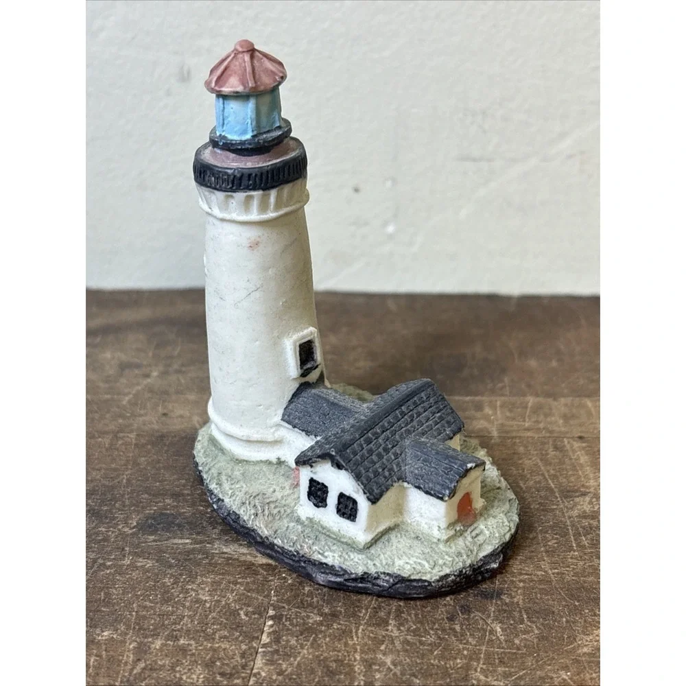 Lot Of 6 Miniature Lighthouses Resin No Doubles